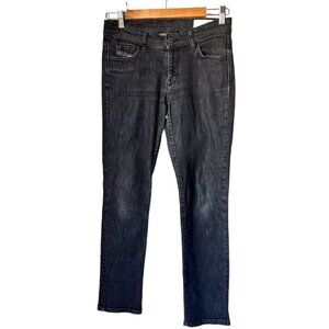 DIESEL Womens Black HI-VY Stretch Low Rise Skinny Leg Denim Jeans Size 26x30